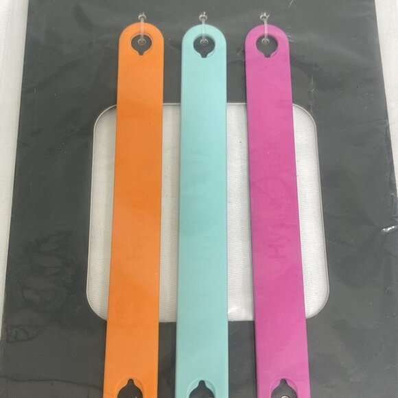 HYDRO FLASK Small FLEX STRAP PACK 3 REVERSABLE STRAPS Pink Blue Orange - Picture 6 of 6